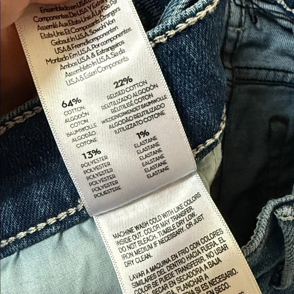 Mother The Down Low Weekender Heel Jeans in High Tide Size 27 - Picture 7 of 13